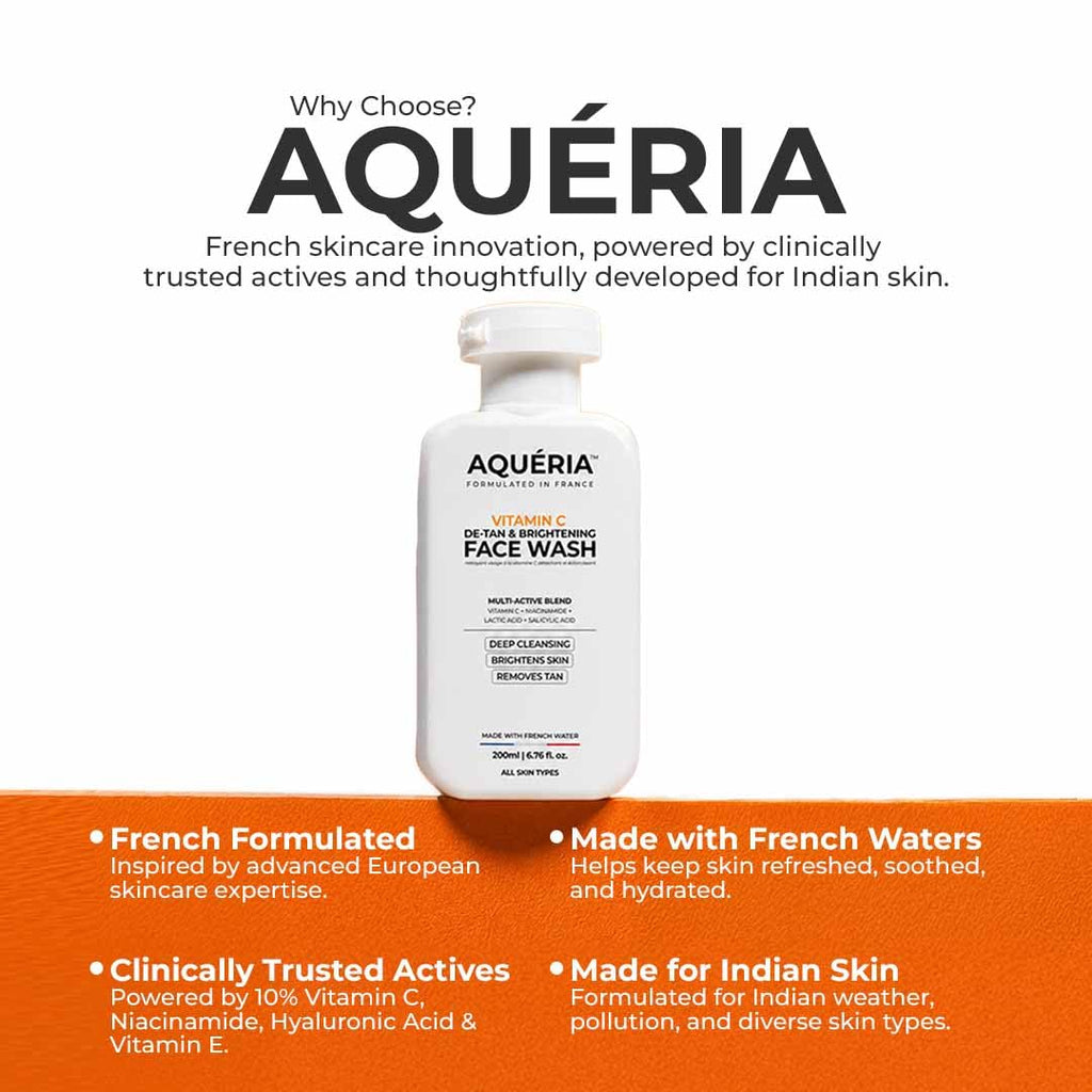 Aqueria Vitamin C Brightening Face Wash