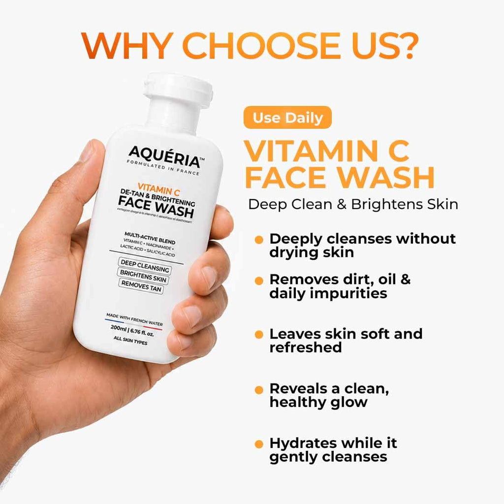 Aqueria Vitamin C Brightening Face Wash