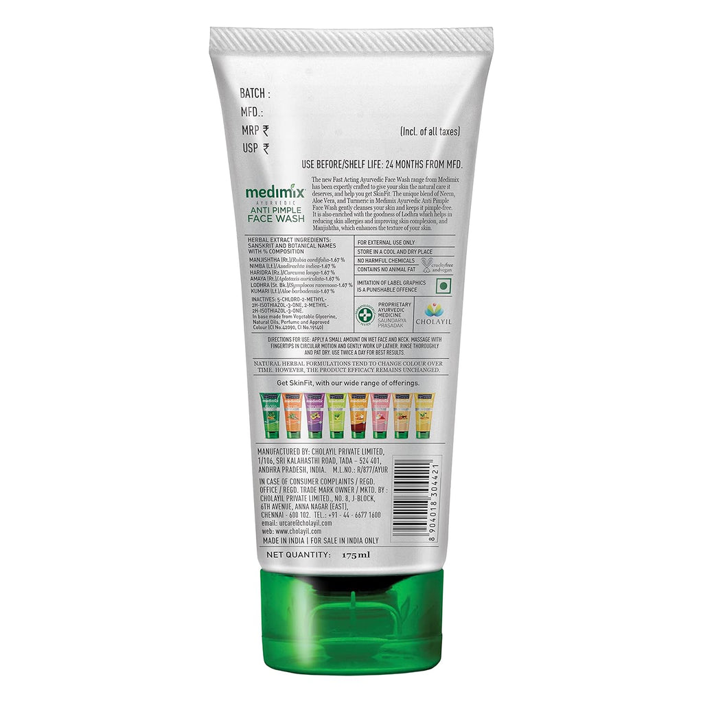 Medimix Ayurvedic Anti-Pimple Face Wash