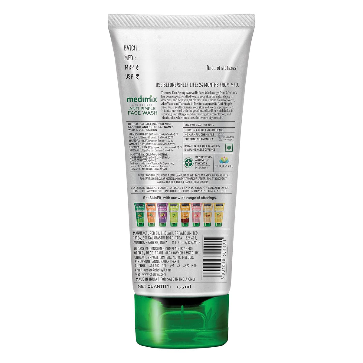Medimix Ayurvedic Anti-Pimple Face Wash
